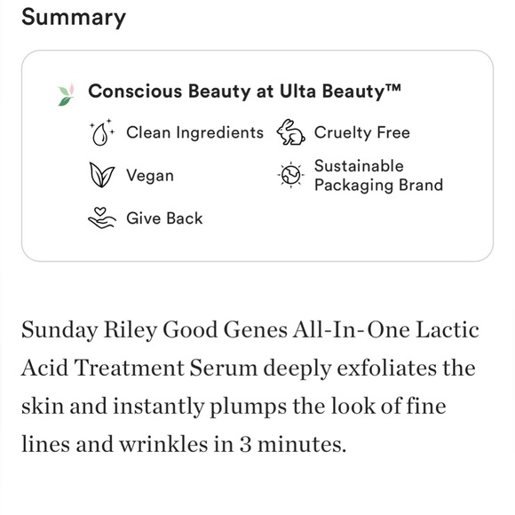 NEW Sunday Riley Good Genes All-In-One Lactic Acid Treatment - Picture 4 of 13